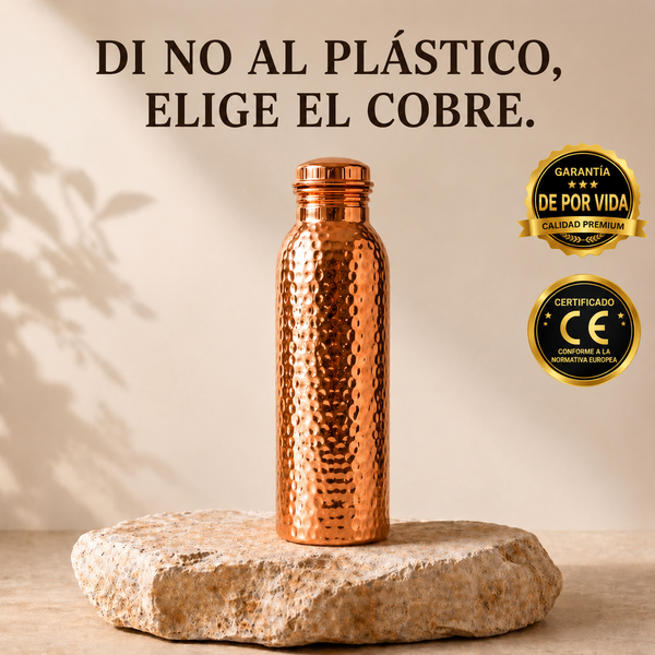 Botella de Cobre – MyMarrak™ | Agua Purificada de Forma Natural, Sin Plástico