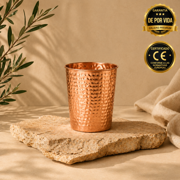 Vaso de Cobre Martillado MyMarrak™