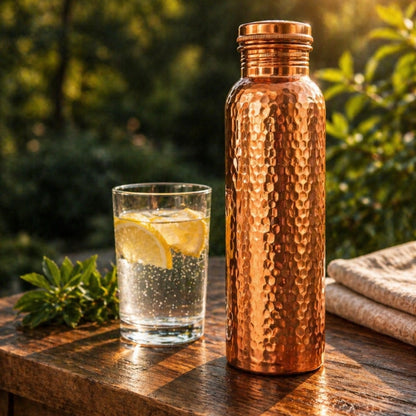 Botella de Cobre – MyMarrak™ | Agua Purificada de Forma Natural, Sin Plástico