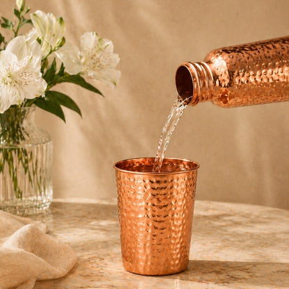 Vaso de Cobre Martillado MyMarrak™